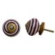 Cherry Small Striped Knobs