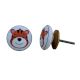 Tiger Face Flat Ceramic Knob