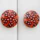 Peach Tiny Flower Knob