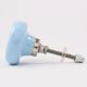 Turquoise Ceramic Button Knob