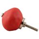 Red Round Solid Knob