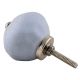 Slate Blue Round Solid Knob