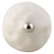 White Round Solid Knob