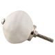 White Round Solid Knob