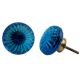 Royal Blue Daisy Flower Knob