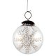 Clear Golden Leaf Cut Christmas Hanging