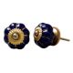 Blue Golden Medium Knob