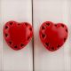 Red Heart Ceramic Knob