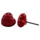 Red Heart Ceramic Knob