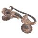 Kaalia Mardan Krishna Bronze Door Handle