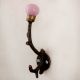 Pink Crackle Tree Hooks-EHG-83