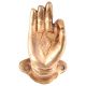Mudra  Golden Coloured Brass Door Handle