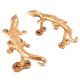 Lizard Golden Brass Door Handle or Drawer Pull