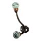 Sage Green Black Strip Iron Hooks-EHG-80