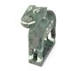 Sage Green Rural Standing Wooden Cow