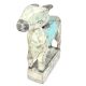 Rustic Wooden Cow Made by Rural Artisans