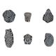 Set of 6 Piece New Mix Wooden Printing Block