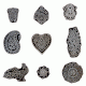 Set of 9 Piece New Mix Wooden Printing Block