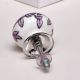Purple Floral Knob