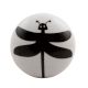 Black Butterfly Flat Ceramic Wine Stopper