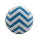 Turquoise Wave Flat Ceramic Wine Stopper