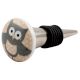 Owl Ceramic Wine Stopper