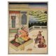 Indian painting of the medieval age Mughal painting 47.5 X 35.5