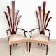 Pair of Designer Living Room Chair-Broken Arrows
