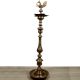 Brass Oil Lamp with Annapakshi Design.