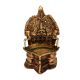 Hindu Goddess Bronze Lakshmi Oil Lamp