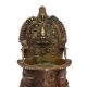 Ornate Bronze Oil Lamp