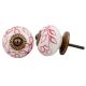 Red Leaf Floral Ceramic Drawer Knob Online