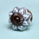Grey Dahlia Medium Knob