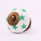 Sea Green Star Drawer Knob