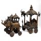 Vintage Bronze Temple Cart