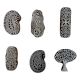 Set of 6 Piece New Mix Wooden Printing Block