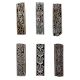 Set of 6 Piece New Mix Wooden Printing Block