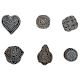 Set of 6 Piece New Mix Wooden Printing Block