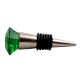 Green Diamond Glass Wine Stopper