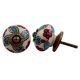 Multicolored Bud Floral Knob