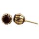 Gold Floral Metal Cabinet Knobs