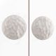 White Solid Flat Drawer Knob