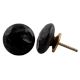 Black Solid Flat Drawer Knob