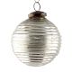 Antique Striped Cut Round Christmas Ornament Online