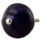 Solid Navy Blue Round Knobs