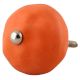 Solid Orange Ceramic Knobs