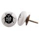 Beetle Flat Ceramic Cabinet Knob