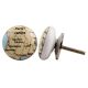 France Map Flat Ceramic Drawer Knob