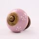 Lavender Dotted Ceramic Knob