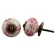Pink Floral Knob